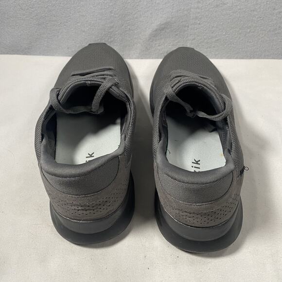 Kizik Lima Handsfree Gray Knit Lace Up Shoes Sneakers Mens 11 / Womans 12.5 - Picture 6 of 8